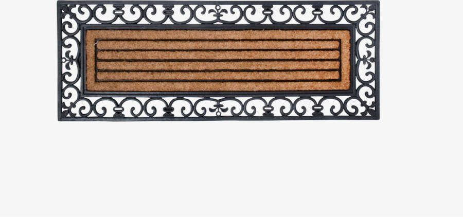 Esschert Design Deurmat Rubber Kokos 120 x 45 cm