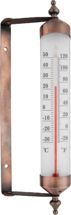 Esschert Design Buiten wand thermometer metaal 25 cm Buitenthermometers