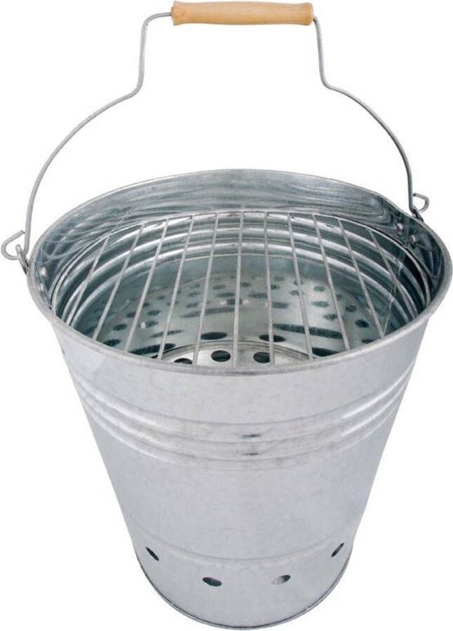 Esschert Design Esschert Barbecue Emmer L 30.5 x B 35 x H 33.8 cm Staal Grijs
