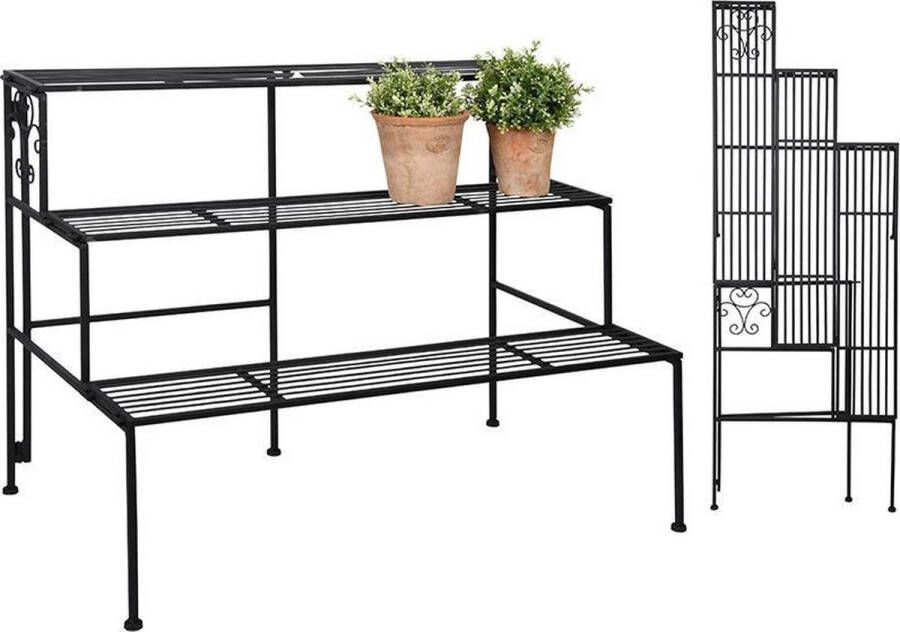 Esschert Design Esschert Tuin Etagere Metaal 3 treden inklapbaar