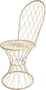 Esschert Design Esschert's Garden Gevlochten metalen stoel