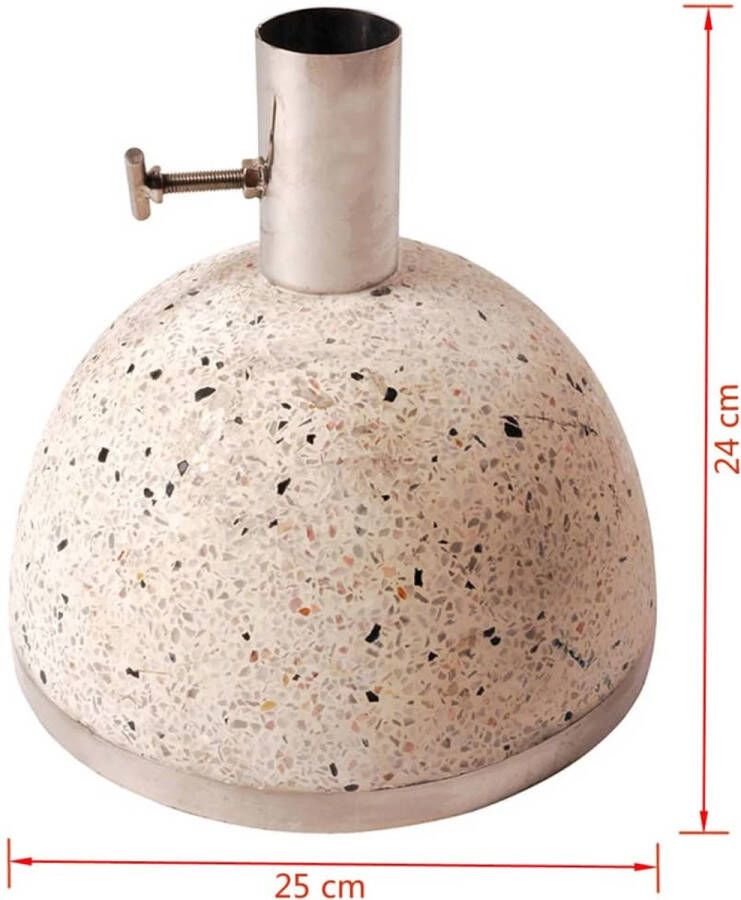 Esschert Design Esschert-Design-parasolvoet-11 5-kg-S-(wit)-PV09