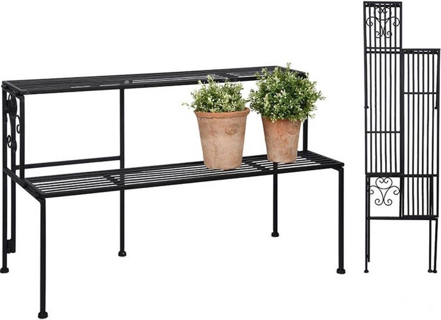 Esschert Design Etagere 2 treden inklapbaar ( excl planten)