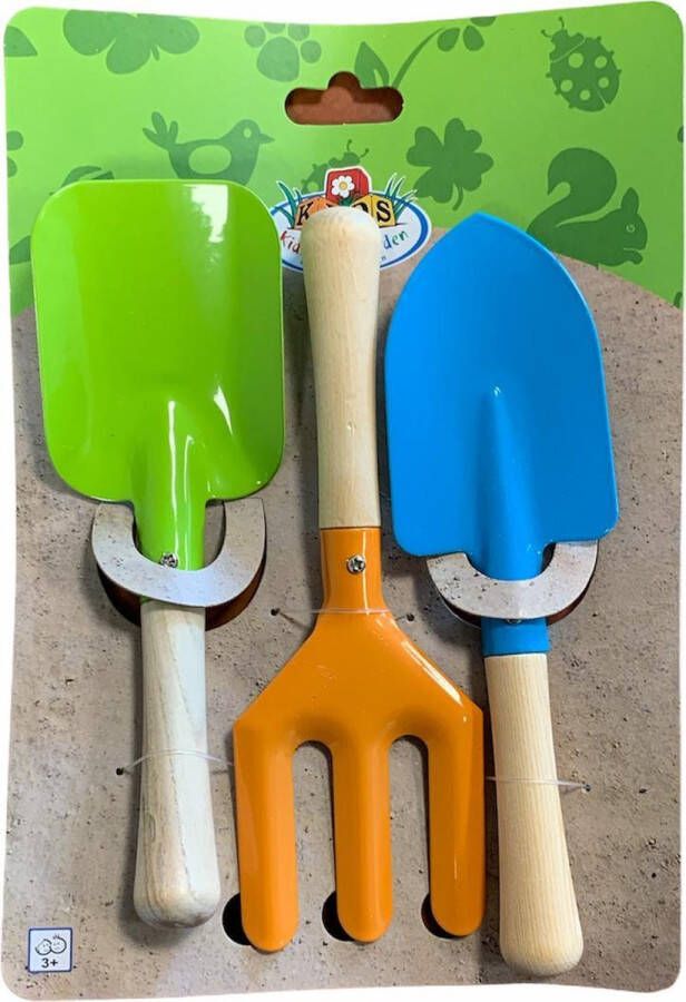 Esschert Design Garden Tools Kinder tuinset schop schepje en vork Kids garden tool set