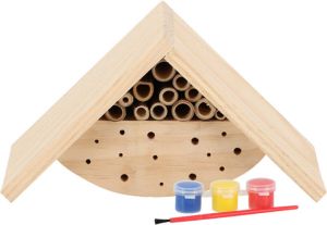 Esschert Design Insectenhotel Voor kinderen Zelf Schilderen 13 4x24x13 1cm