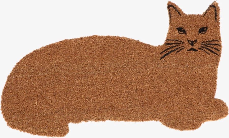 Esschert Design Kat Deurmat Kokosmat