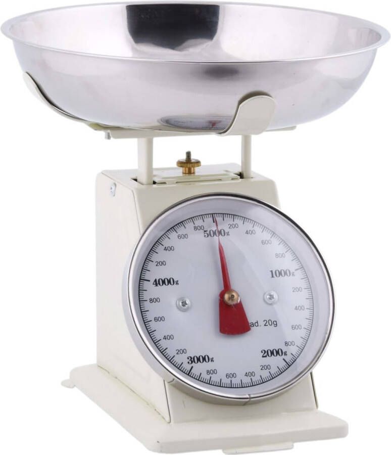 Esschert Design Weegschaal vintage crème