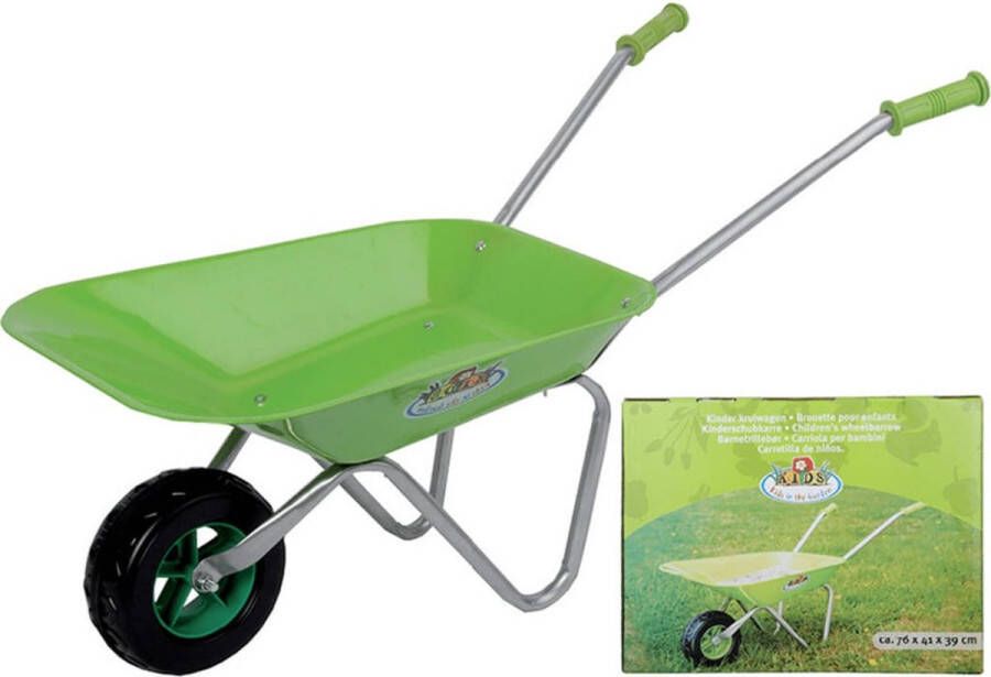 Esschert Design Kruiwagen Voor Kinderen Groen Kg97