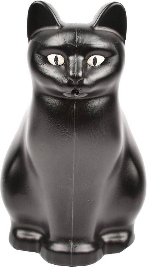 Esschert Design Kunststof dieren gieter poes kat zwart 3 liter kindergietertje- Tuingieters plantengietertjes