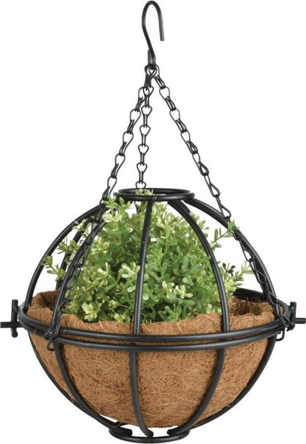 Esschert Design Metalen hanging basket 25 cm bal