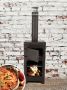 Esschert Design Pizza oven voor buiten Inclusief pizza steen Gegarandeerd een krokante pizza bodem met deze pizzaoven terraskachel - Thumbnail 3