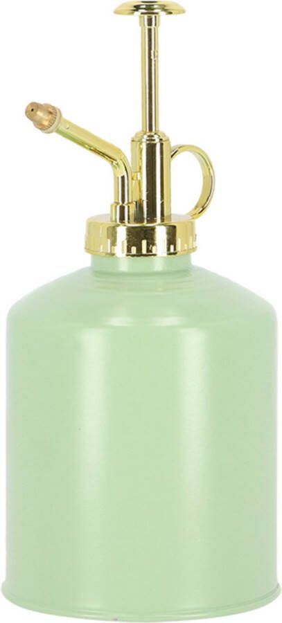 Esschert Design plantenspuit vernevelaar mintgroen goud 19.5 cm