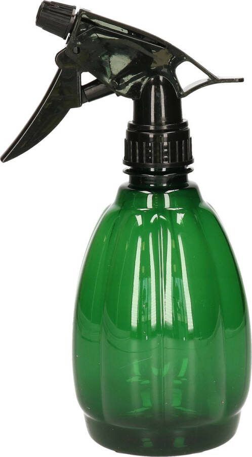 Esschert Design plantenspuit vernevelaar PET smaragdgroen zwart ronde vorm 21 cm