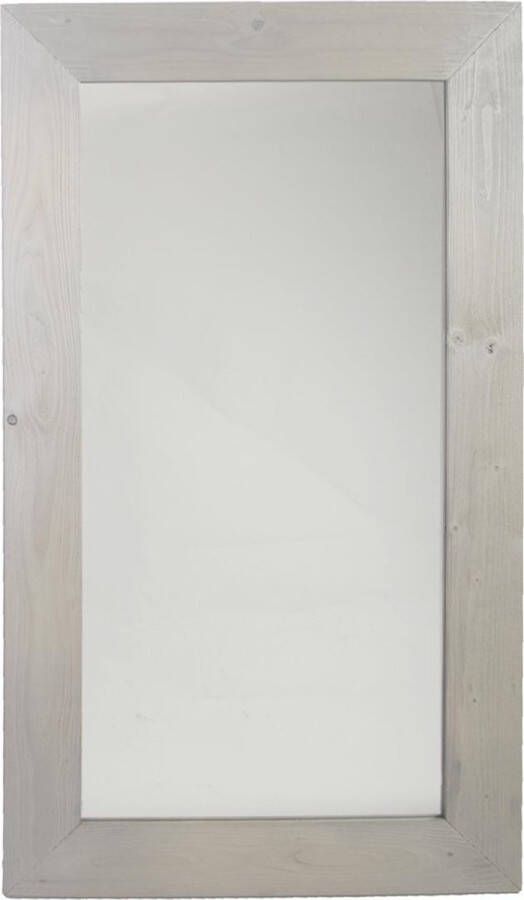 Esschert Design Spiegel White Wash S 55 X 95 5 Cm Hout Grijs