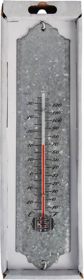 Esschert Design Buiten thermometer oud zink 30 cm Buitenthermometers