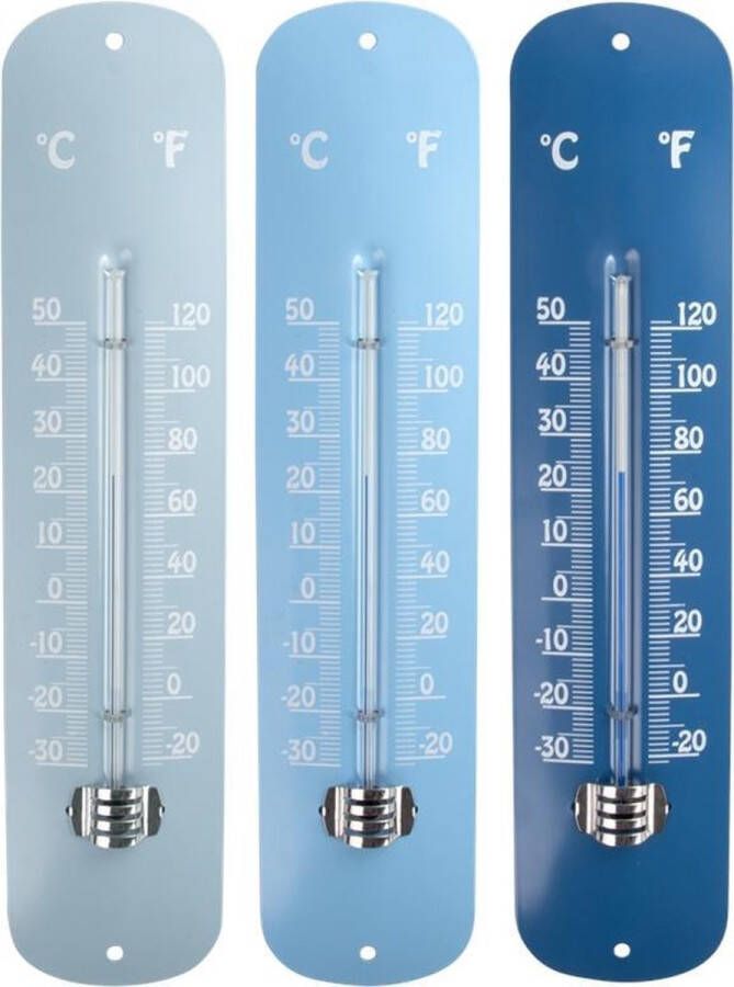 Esschert Design Thermometer Blauw 30 cm