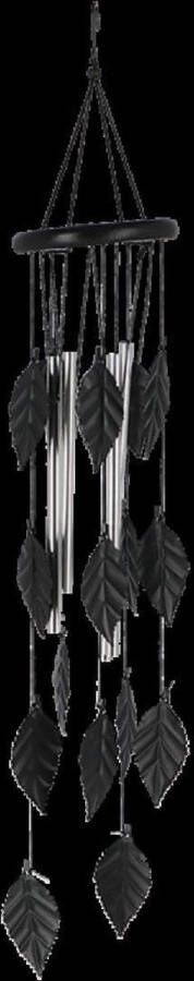 Esschert Design Windgong Bladeren 11 2 X 61 5 Kg Ijzer Zwart