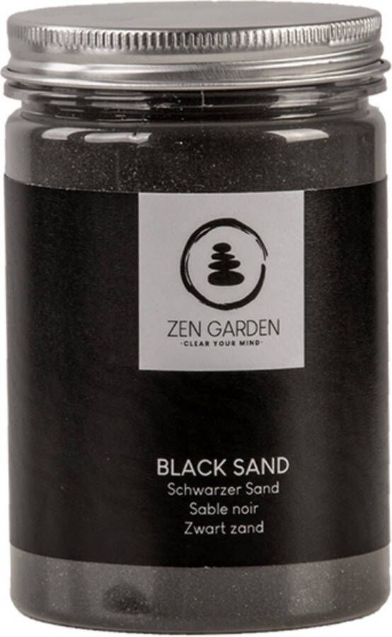 Esschert Design Zen tuin zand zwart 500 gram minituin Hobbydecoratieobject