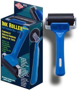 Essdee Soft Rubber Ink Roller verfroller linosnede print 65mm