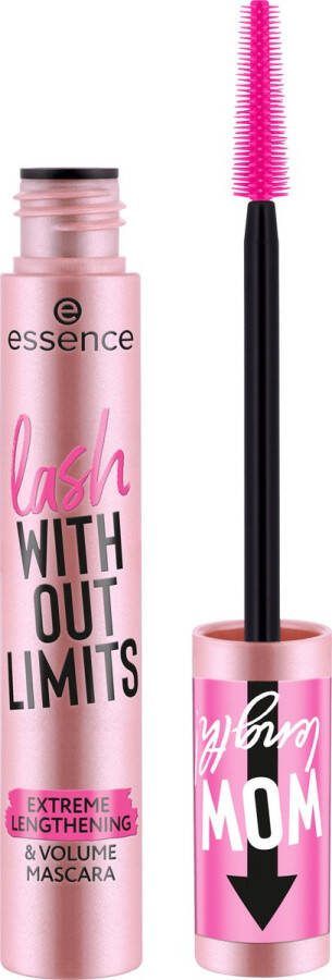 Essence Lash Without Limits Extreme Lengthening & Volume Mascara Prodlužující + Objemová Řasenka 13 Ml