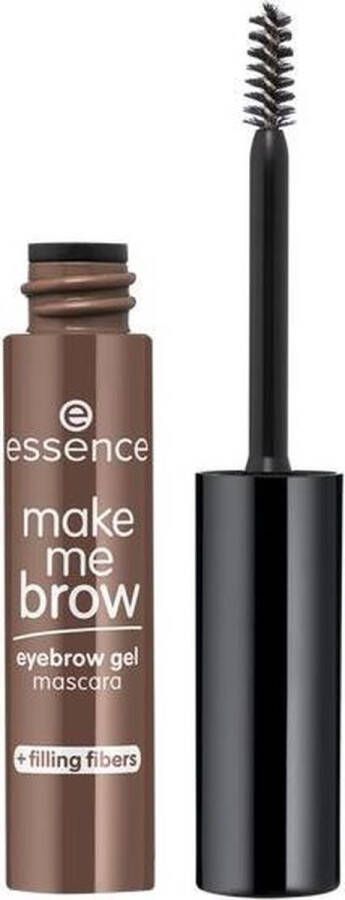 Essence Make Me Brow Eyebrow Gel Mascara Gel Eyebrow Mascara 02 Browny Brows 3.8Ml