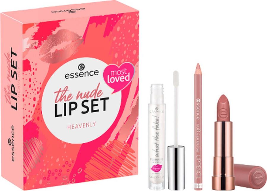 Essence The Nude Lip Set Gift Set Lipstick Heavenly