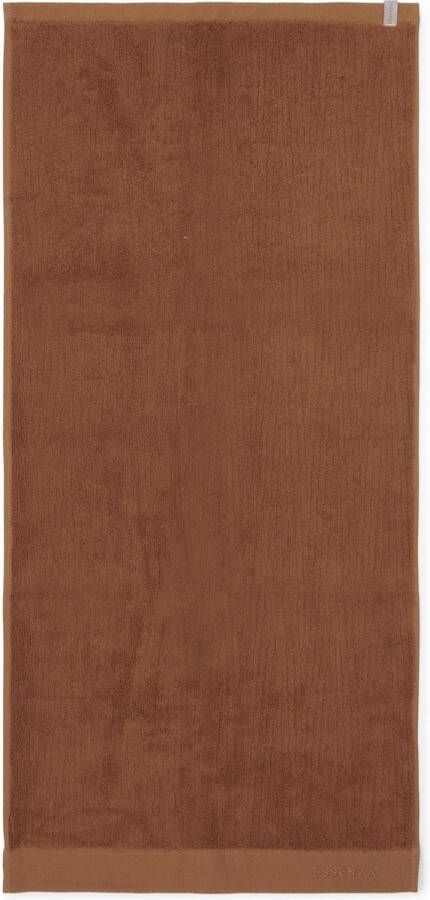 Essenza Connect Organic Lines Handdoek Leather brown 60x110 cm