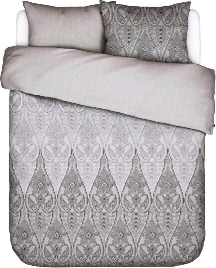 Essenza Dolley Dekbedovertrek Grijs Eenpersoons – 140x220 cm + 1 kussensloop 60x70 cm