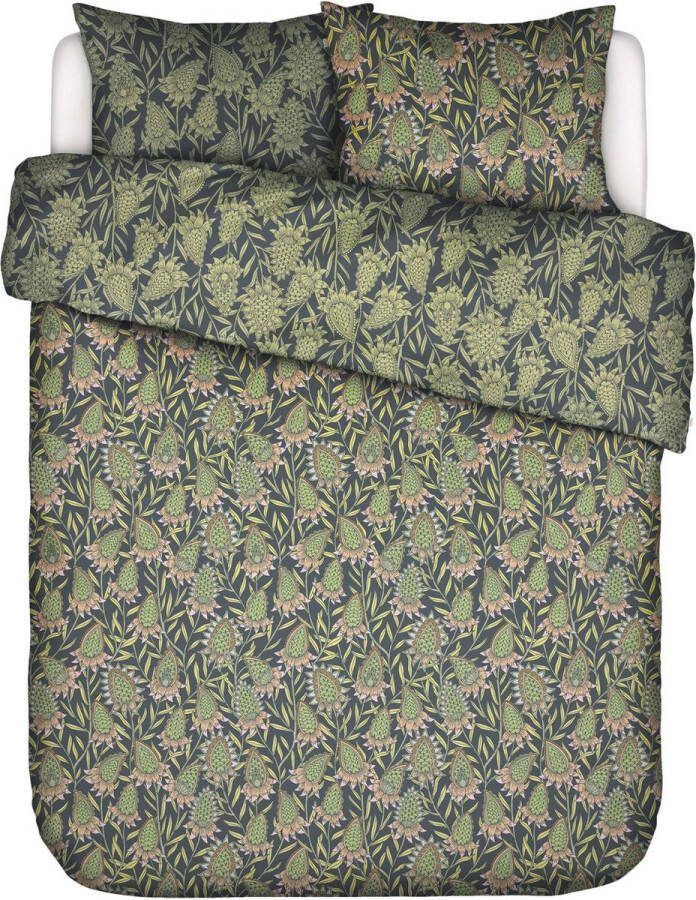 Essenza Fela Dekbedovertrek Sloe Blue Tweepersoons – 200x200 220 cm