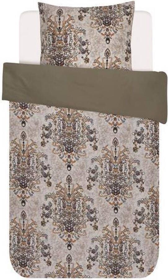 Essenza Feline Dekbedovertrek Eenpersoons 140x200 220 cm + 1 kussensloop 60x70 cm Sand