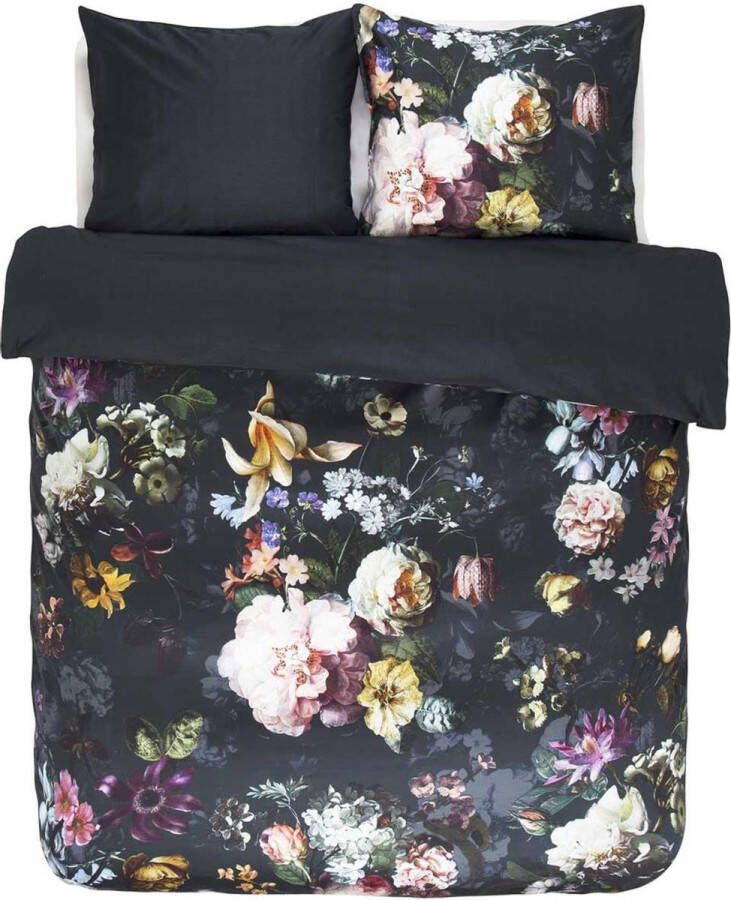 Essenza Fleur Dekbedovertrek Nightblue Eenpersoons – 140x200 220 cm