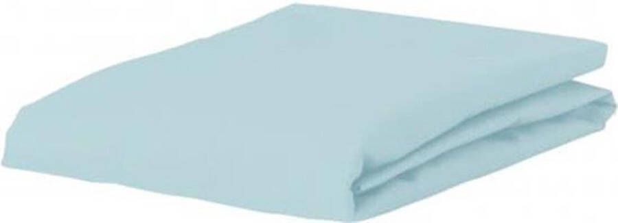 Essenza Hoeslaken 100% Katoen Satijn Eenpersoons 90x210 cm Pale Blue