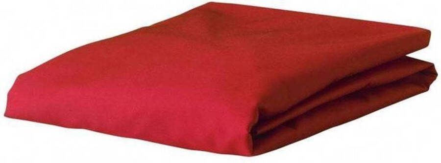 Essenza hoeslaken perkal 180x200 red