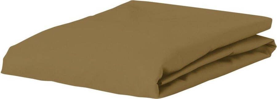 Essenza Home Premium Jersey hoeslaken olive 1-persoons