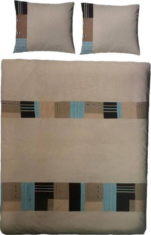 Essenza Limoges Dekbedovertrek Tweepersoons 200x200 220 cm Camel