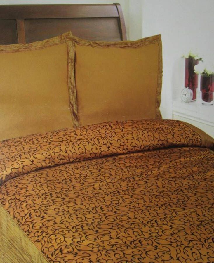 Essenza Maharadja Dekbedovertrek Eenpersoons 140x200 220 cm Gold Brown