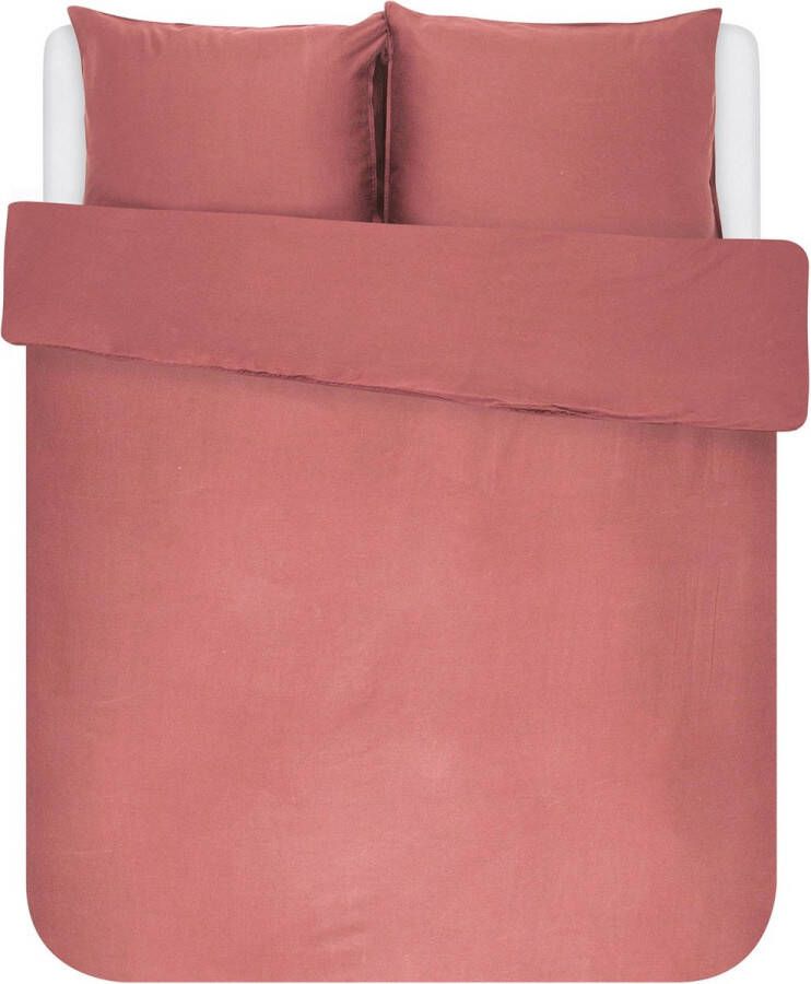 Essenza Minte Dekbedovertrekset Dusty Rose 2p set 240x220+2 60x70 cm