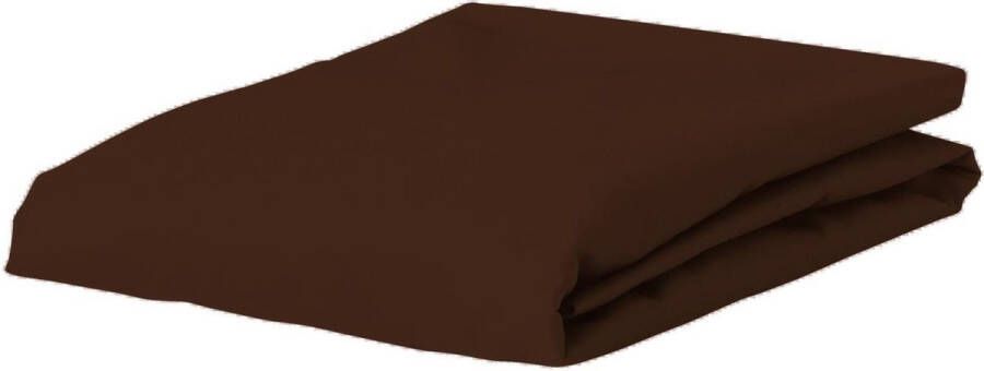 Essenza Minte Hoeslaken Chocolate 140x200 cm