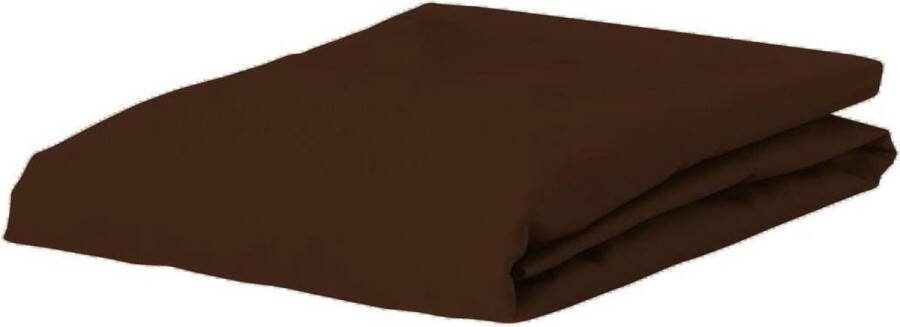 Essenza Premium Percale Hoeslaken Chocolate 100x200