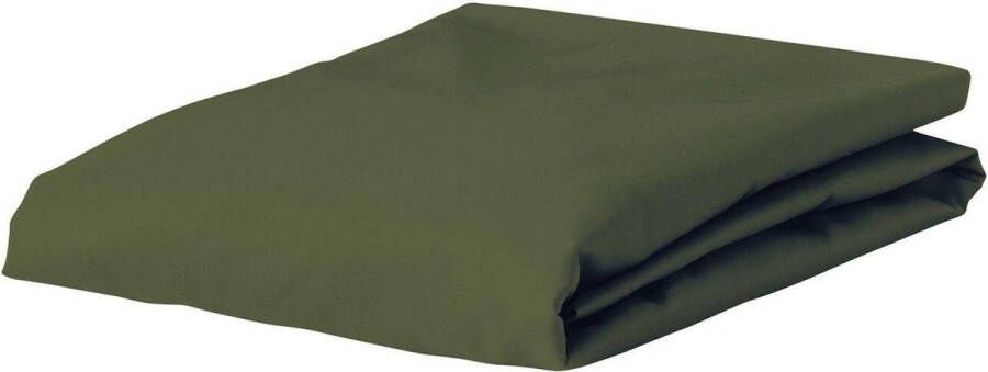 Essenza Premium Percale Hoeslaken Forest green 140x200