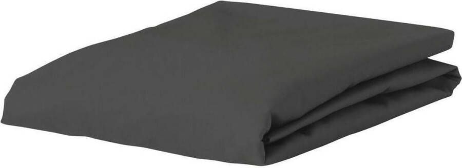 Essenza Premium Percale Hoeslaken Steel grey 100x200 cm