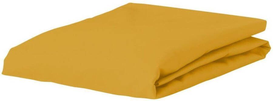 Essenza Satin Hoeslaken Mosterdgeel 160x200