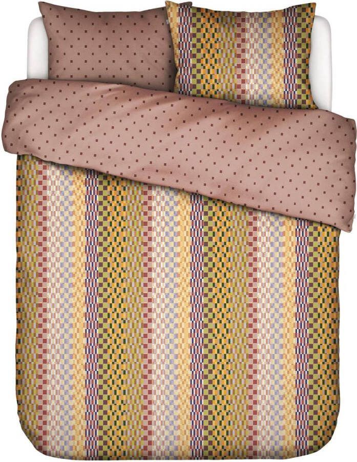 Essenza Stach Dekbedovertrek Antique pink Lits-Jumeaux XL – 260x200 220 cm