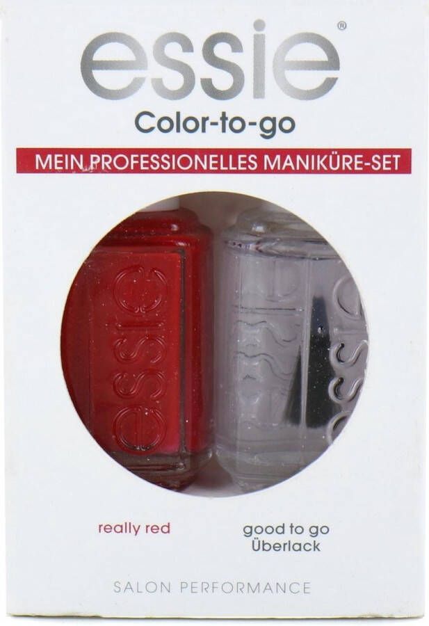 Essie Color-To-Go Nagellak Really Red Good To Go Topcoat (Duitse versie)
