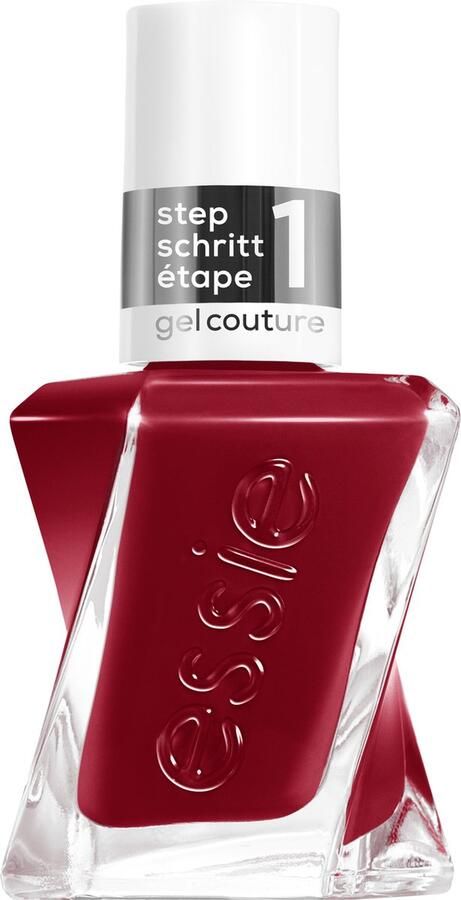Essie Gel Couture nagellak 509 paint the gown red rode gelnagellak zonder UV-lamp voor je eigen gelmanicure thuis tot wel 15 dagen glanzend rood 13 5ml