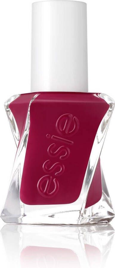 Essie gel couture 340 drop the gown rood glanzende nagellak met gel effect 13 5 ml