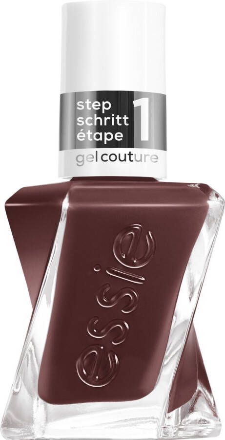 Essie Gel Couture nagellak 542 all checked out bruine gelnagellak zonder UV-lamp voor je eigen gelmanicure thuis tot wel 15 dagen glanzend bruin 13 5ml