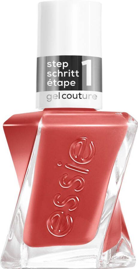 Essie Gel Couture nagellak 549 woven at heart rode gelnagellak zonder UV-lamp voor je eigen gelmanicure thuis tot wel 15 dagen glanzend rood 13 5ml