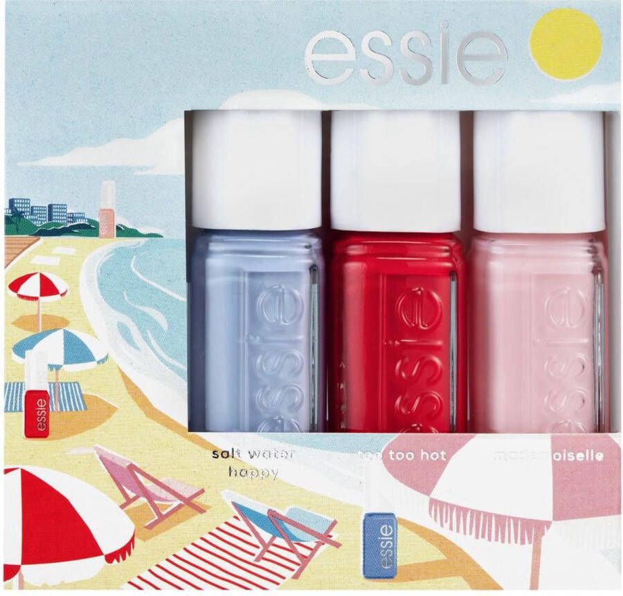 Essie Seaside Diner Mini Nailpolish Cadeauset 3 x 5 ml