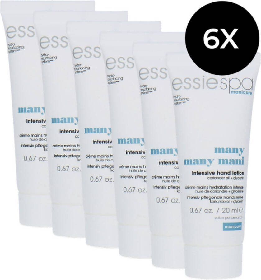 Essie Spa Manicure Many Mani Intensive Handlotion 6 x 20 ml